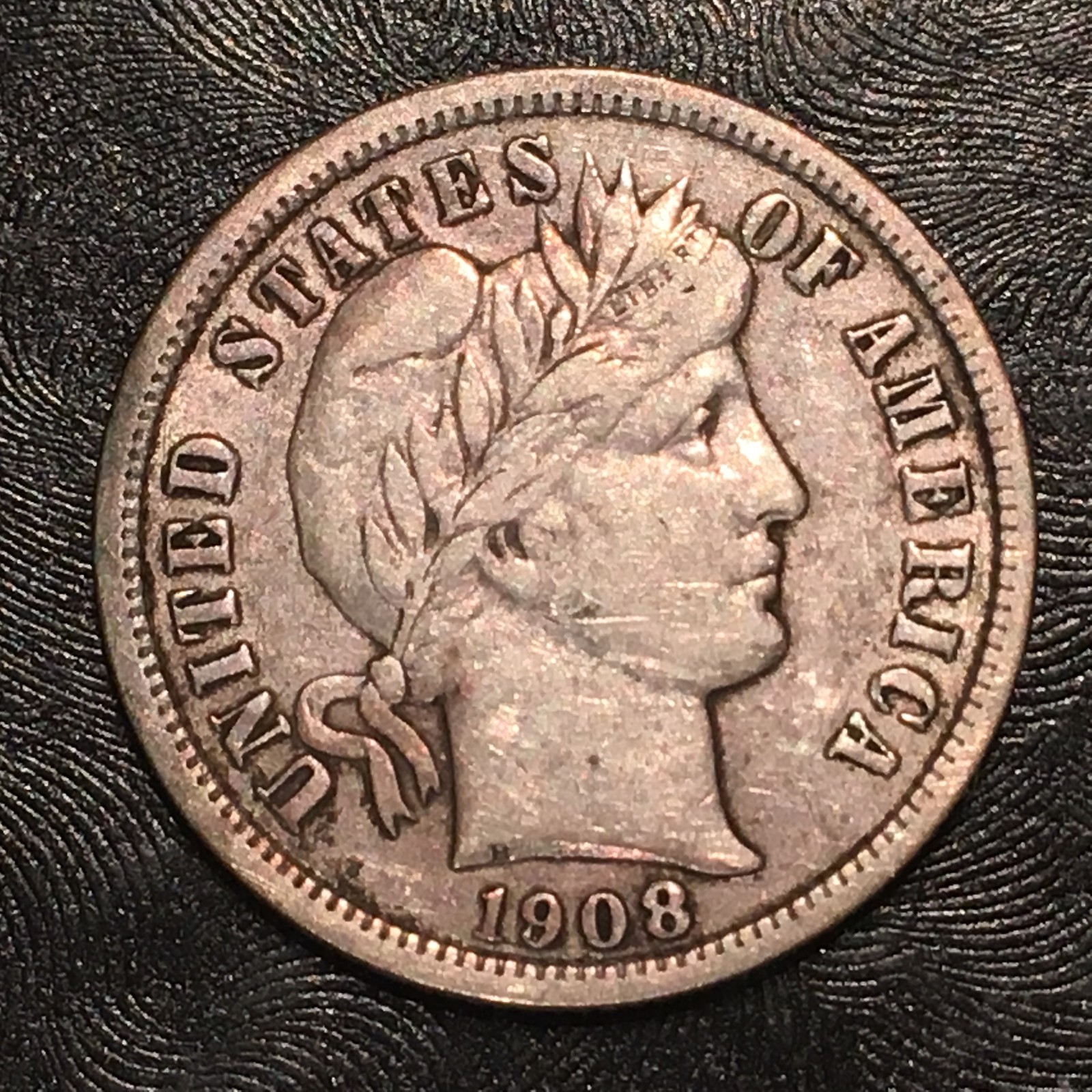 1908-D Barber Dime - See the High Quality Scans #G730