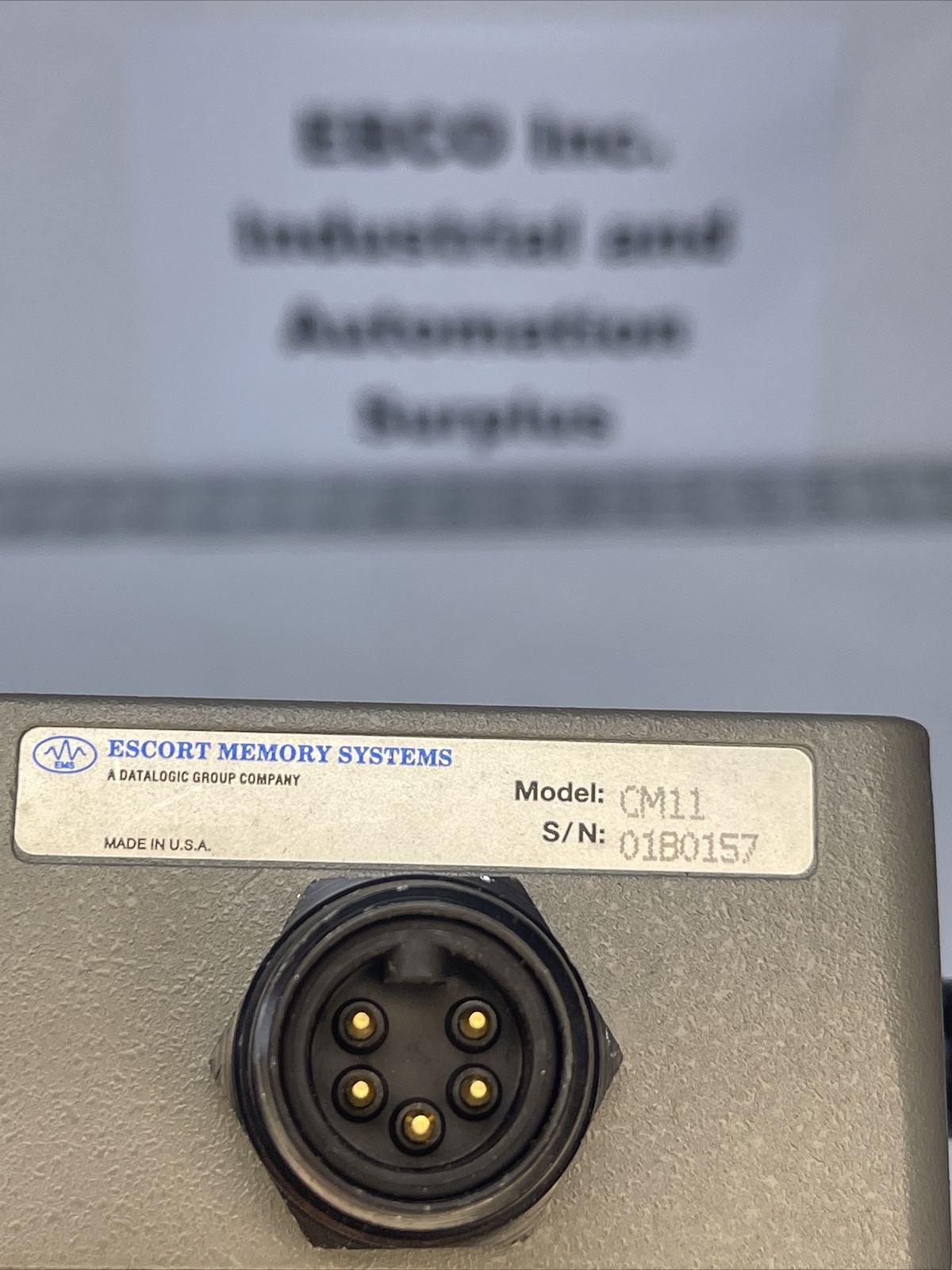 Escort Memory Systems CM11 DeviceNet Interface Module