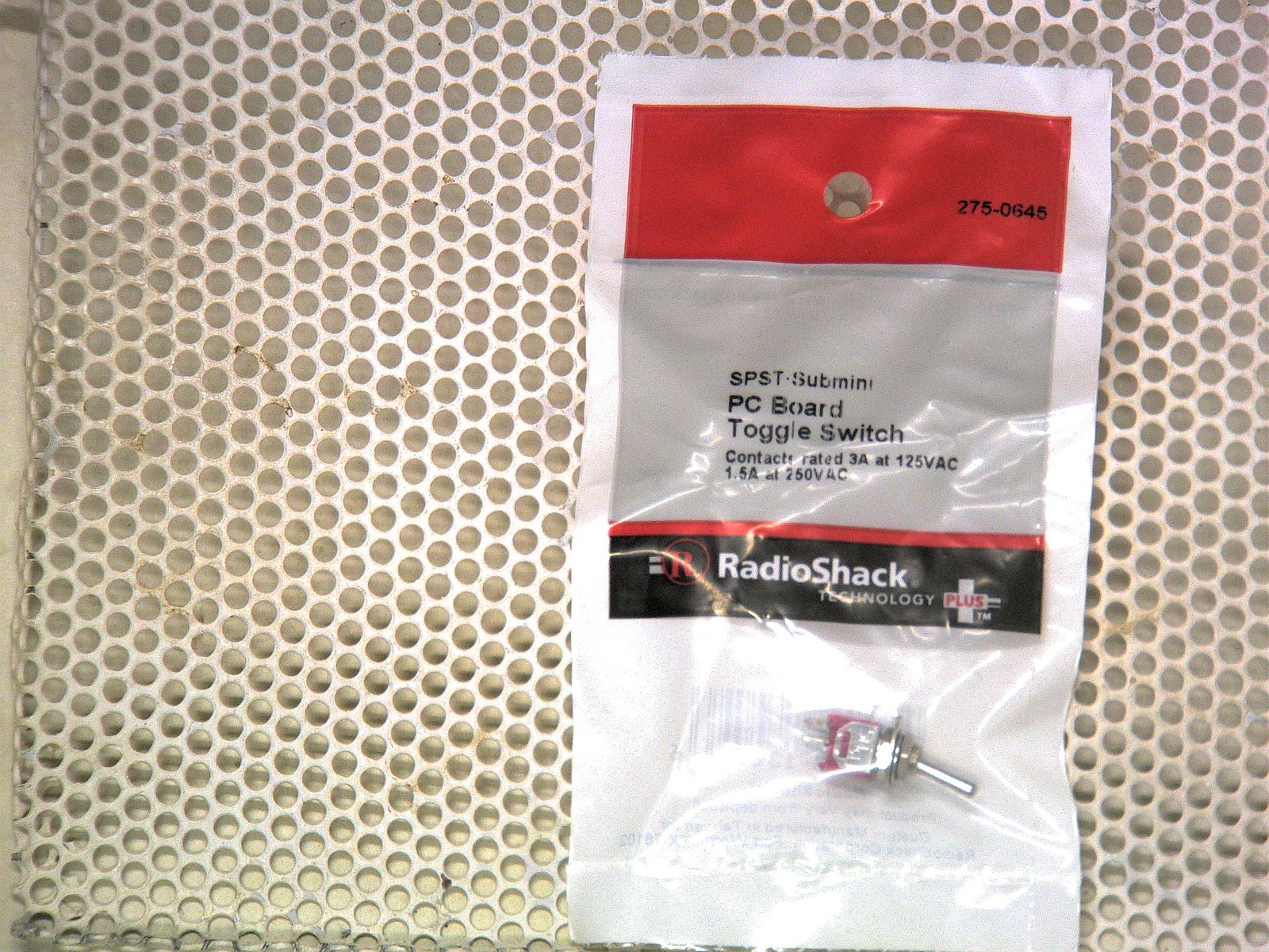 RadioShack SPST PC Mini Toggle 275-0645