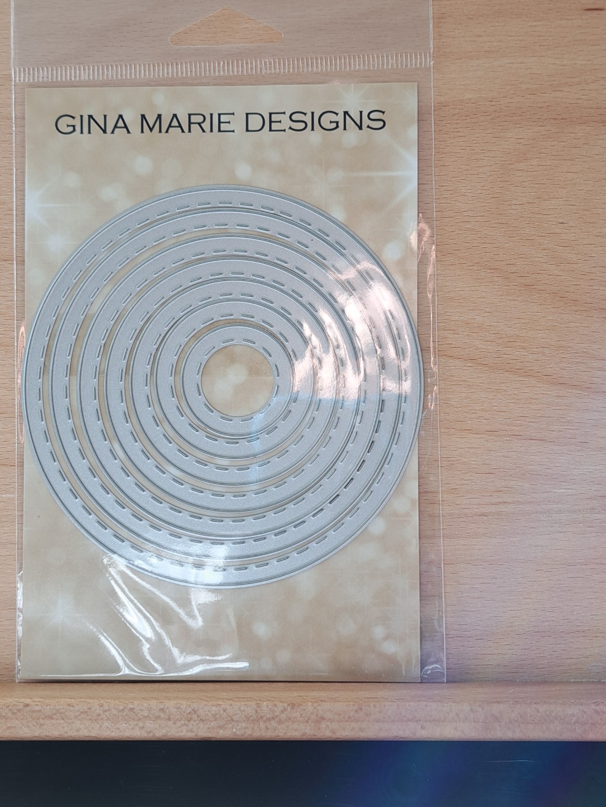 819 Gina Marie Designs Nested Nesting Stitched Circle Craft Cutting Dies