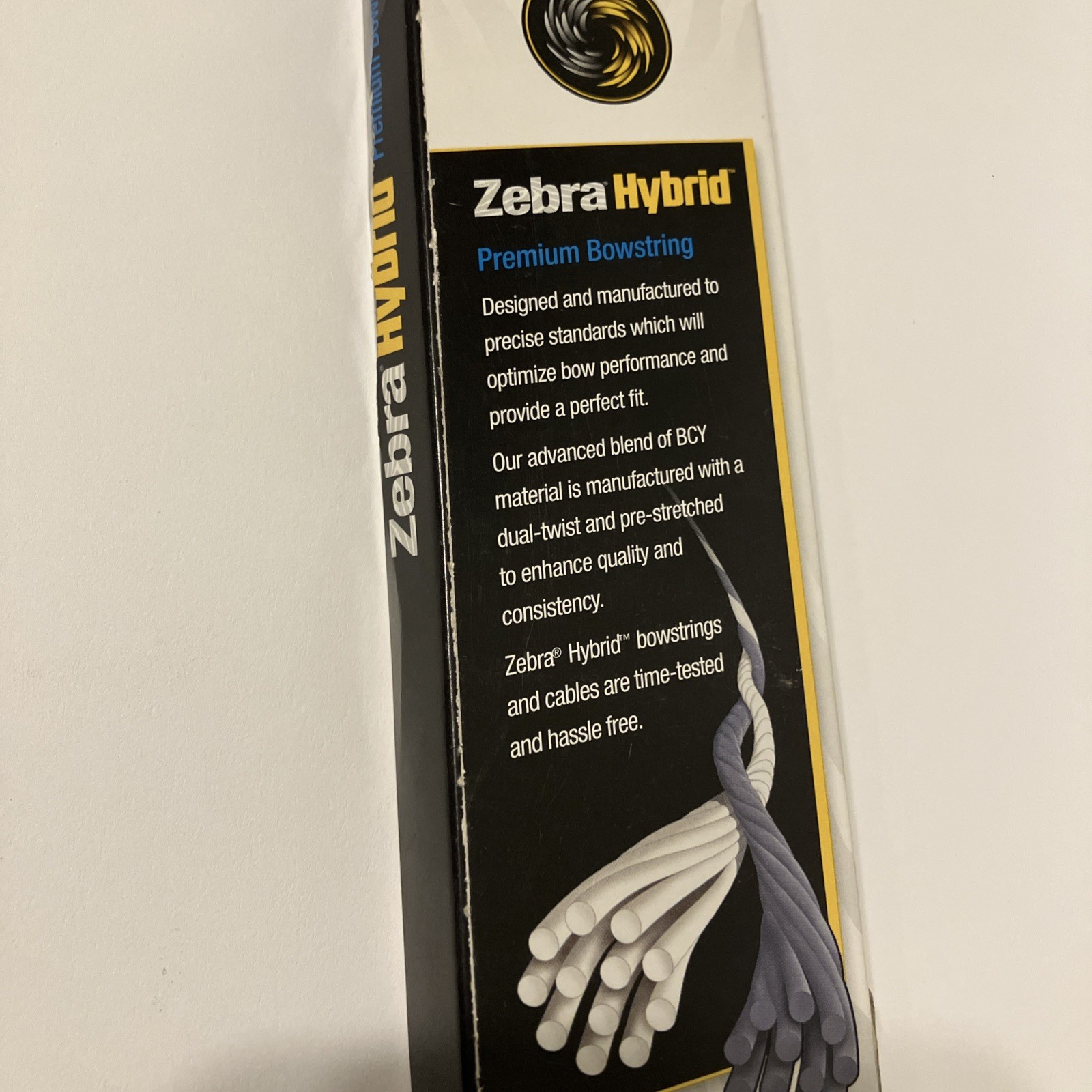 Zebra Hybrid Bowstring 38 3/4” MXB320/DGR Black/Black