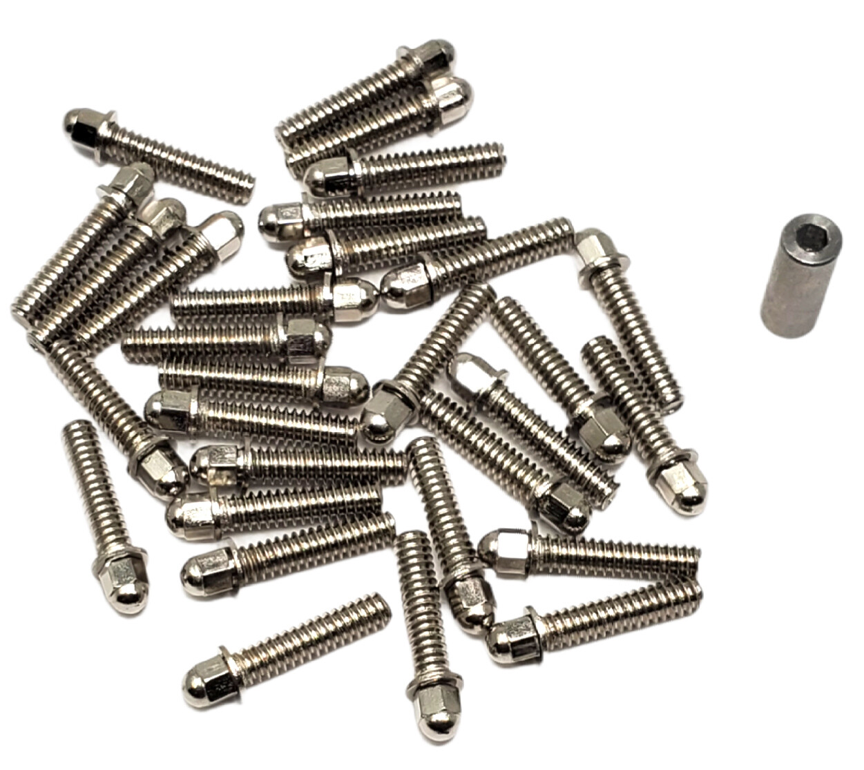 NEW NHX RC 1/8 Thread M3 x 12mm Stainless Screw Kit : Beadlock Hub/Ring 30pc