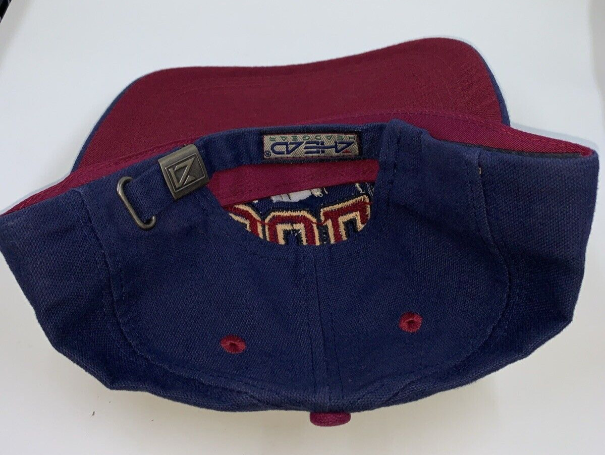 VTG Pebble Beach Golf Links Ahead Strapback Adjustable Hat Cap Dad Men Blue NWT