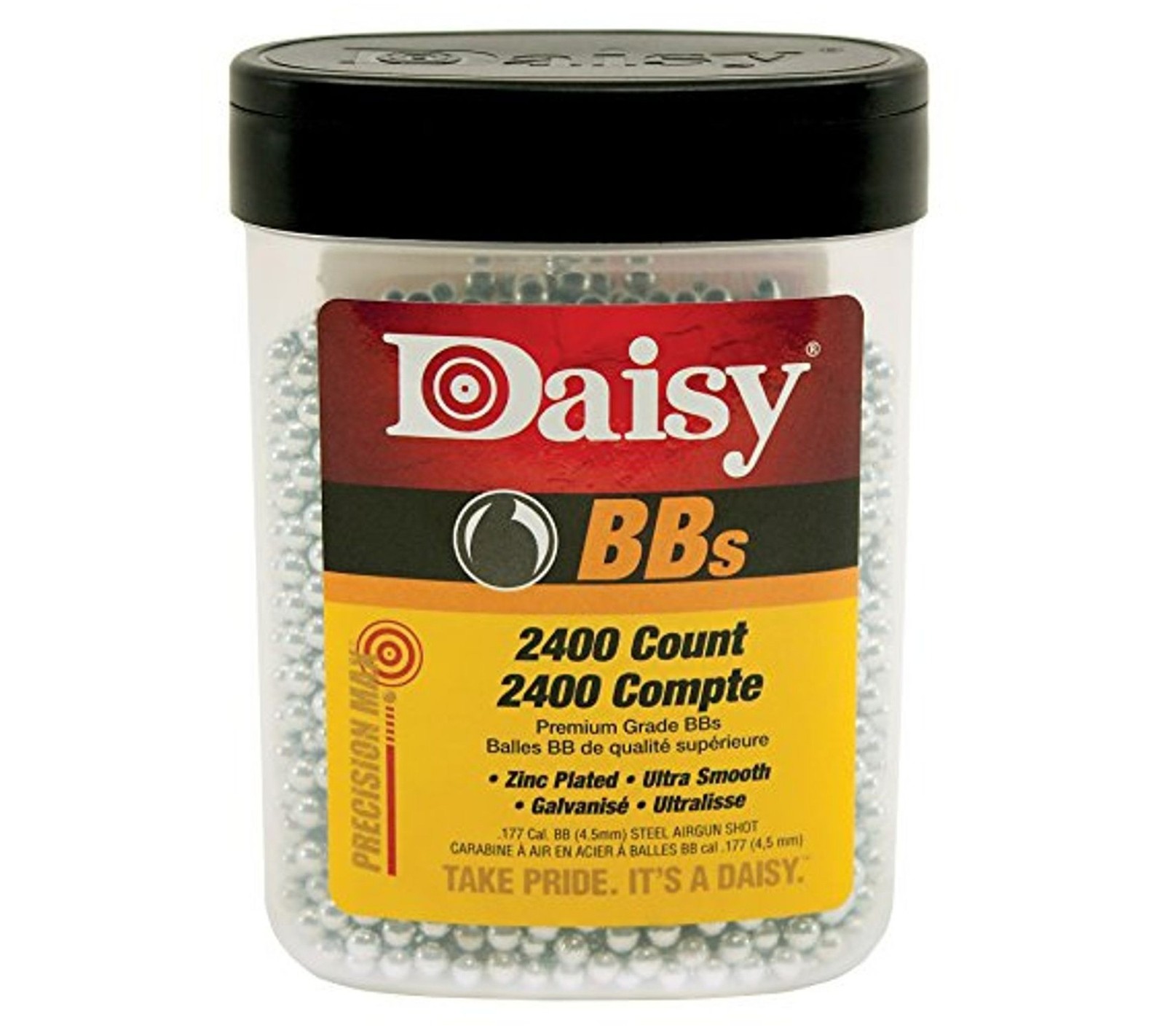 Gamo Daisy PrecisionMax Steel BB .177 Caliber (2400 count) 980024-446