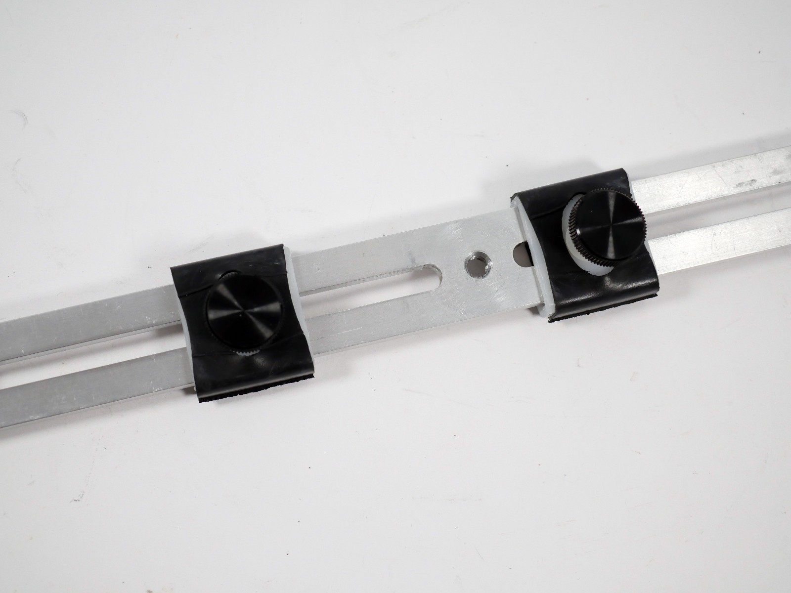 Custom twin Camera bar for 3D stereo photography 12" sliding posts vertical