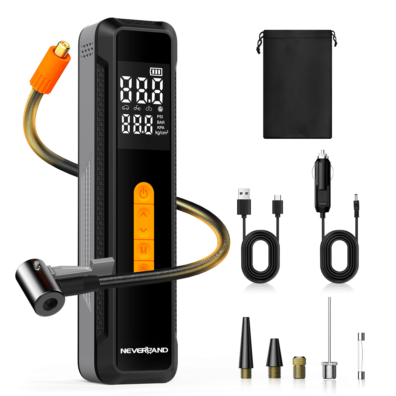 Portable Tire Inflator Compressor Air Pump for Car Tires 20000mAh Battery 150PSI
