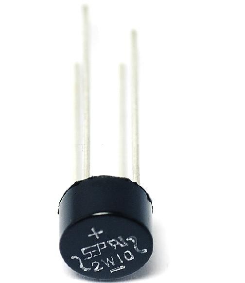 10pcs 2W10 2A 1000V Bridge Rectifier