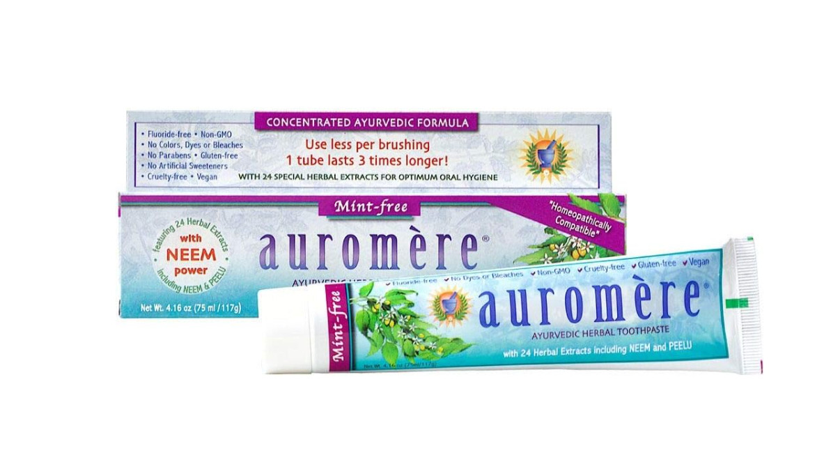 Auromere Ayurvedic Products Toothpaste-Mint-Free 4.16 oz Paste