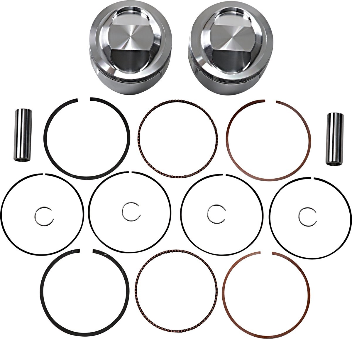 JE 92.00mm 2-Cylinder Piston Kit (157597)