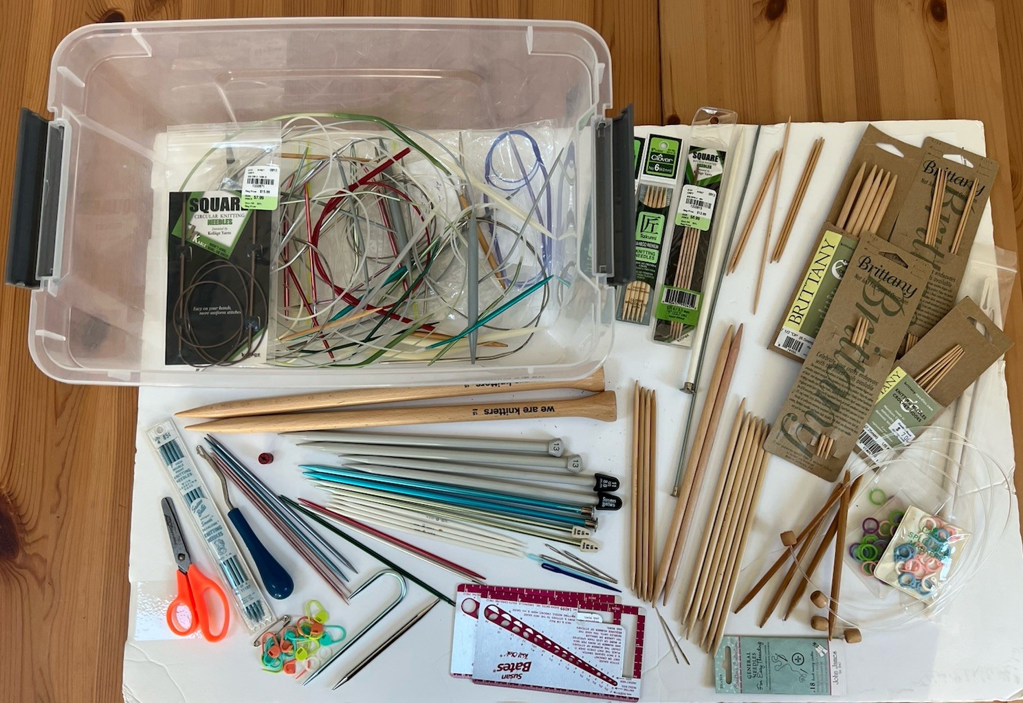 HUGE Knitting Needles Lot New & Preowned Plus Extras