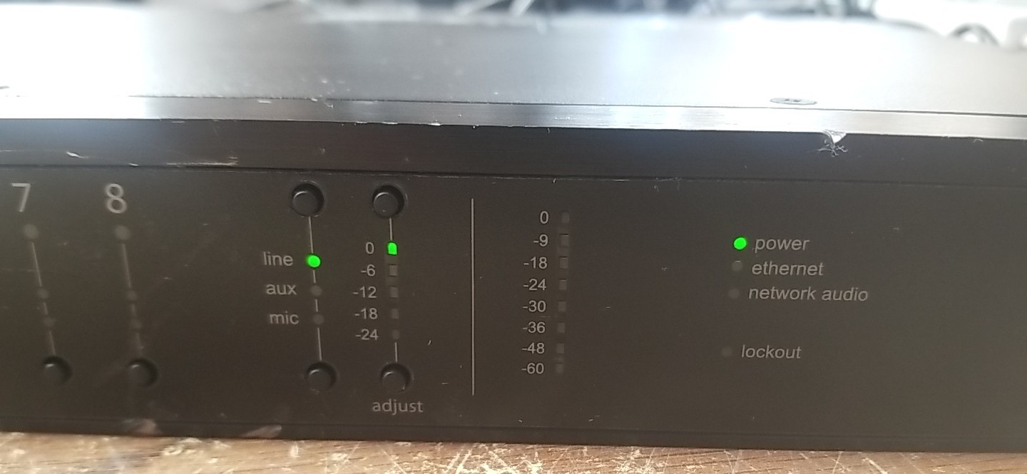 Shure MXWANI8 8-Channels Microflex Wireless Audio Network Interface. *READ⬇️*