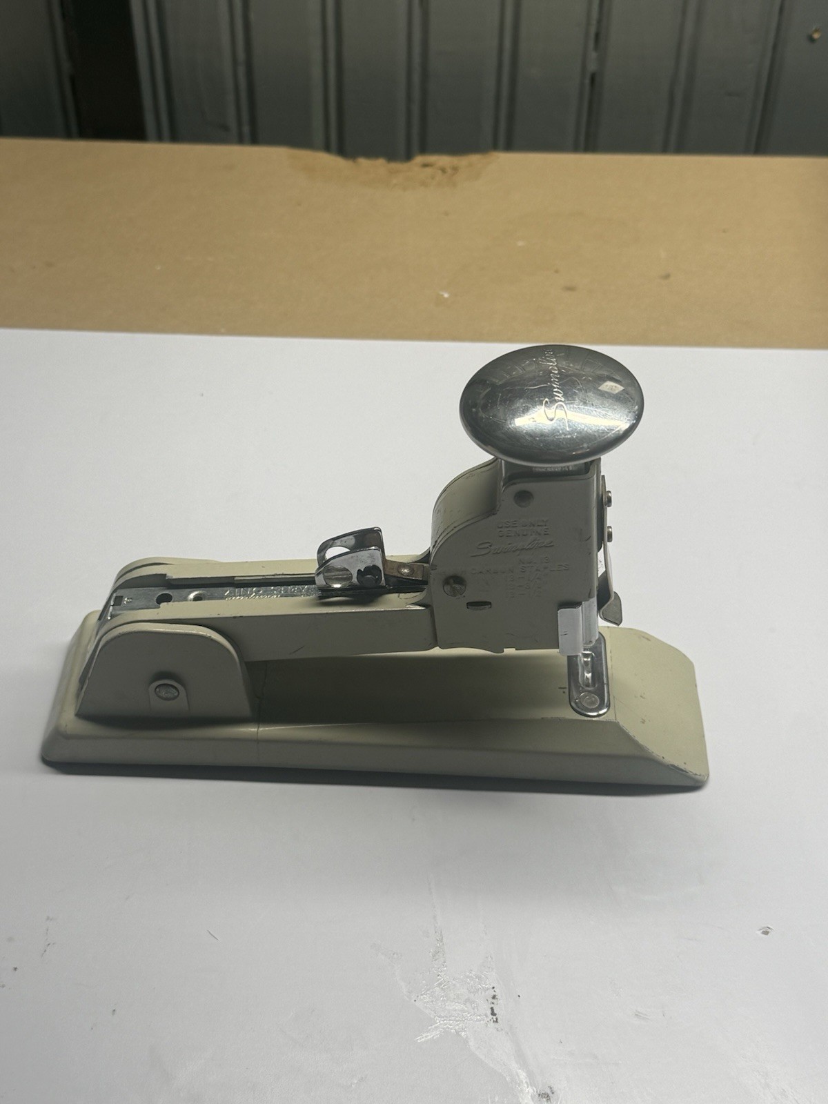 Vintage Swingline-Heavy duty Steel Stapler-No13-Made in USA-MCM