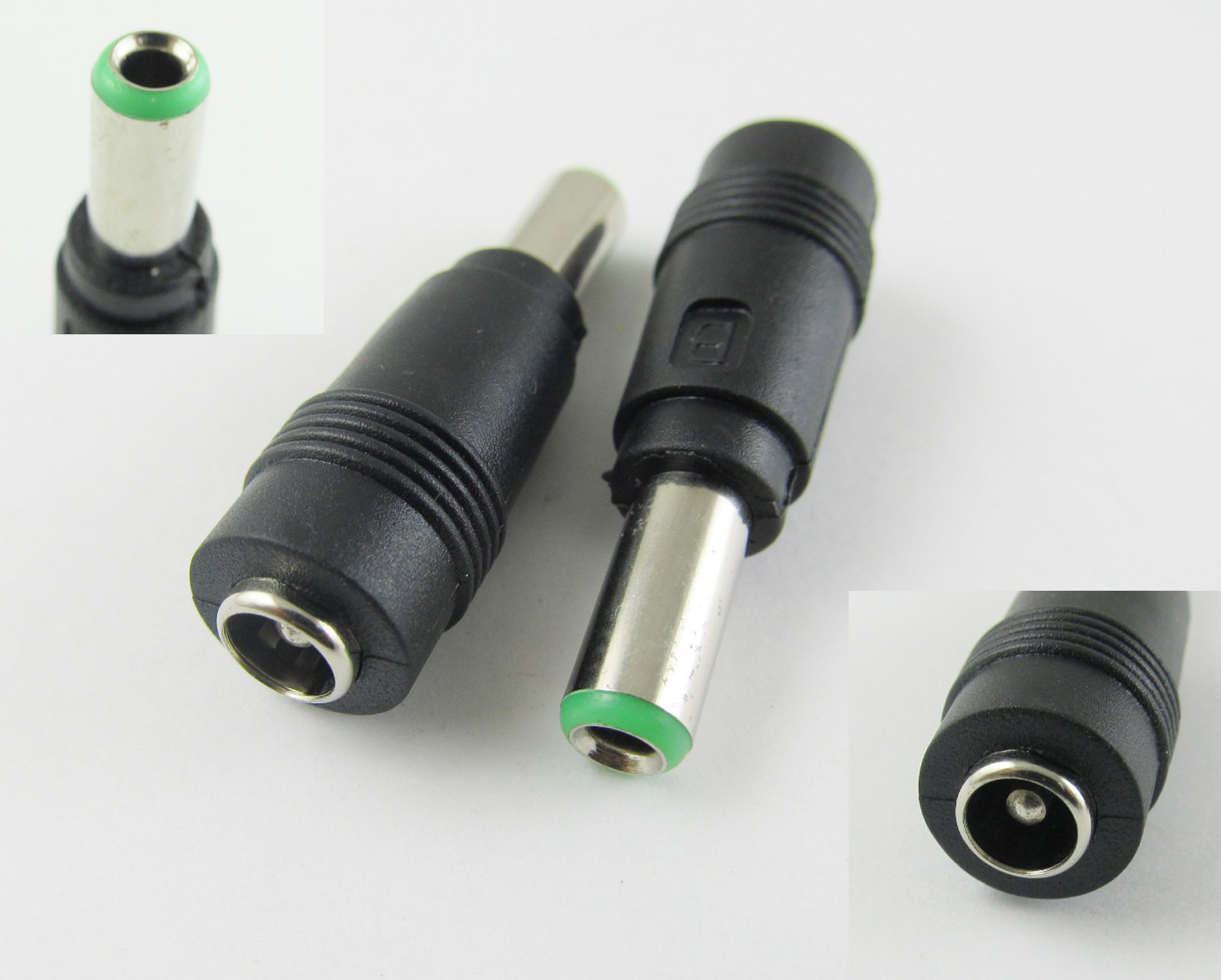 2.1 x 5.5mm DC Female to 6.3x3.0mm Male Power Plug CCTV Connector Adapter Laptop