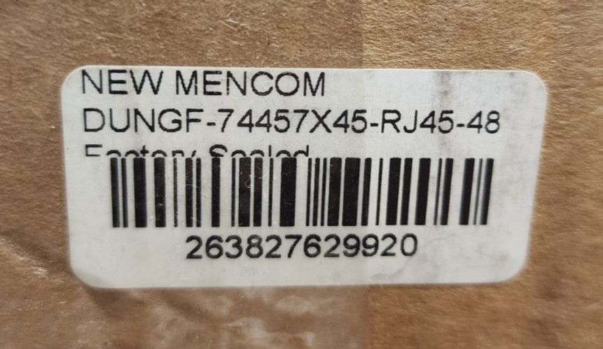 MENCOM PANEL INTERFACE CONNECTOR GFCI BREAKER RJ45-48    *PS
