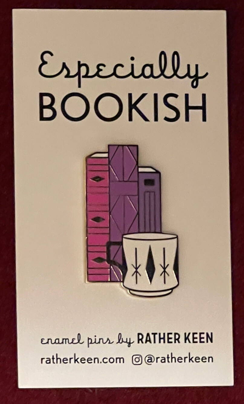 Especially Bookish Enamel Pin By Rather Keen