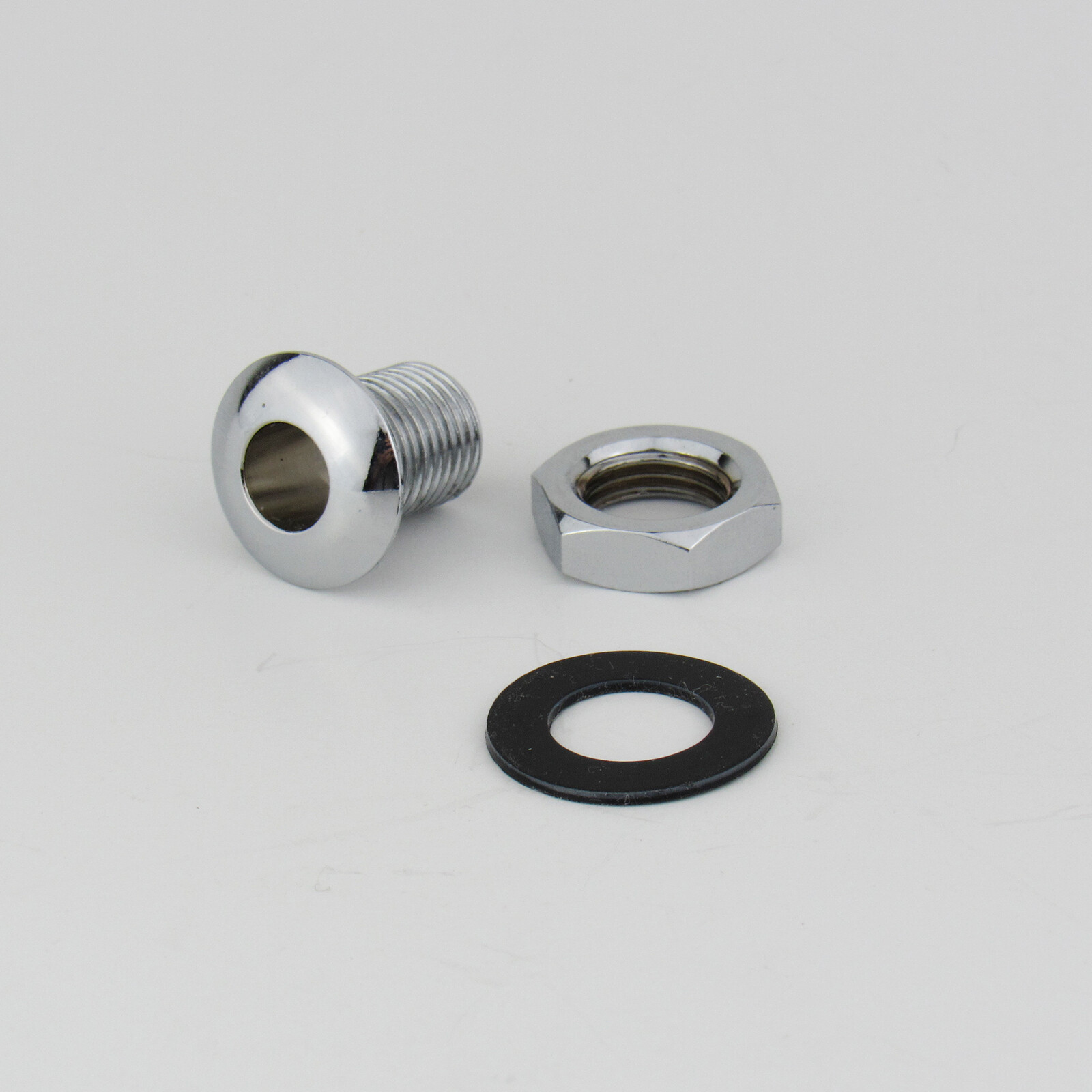 Drum Air Vent with Gasket Chrome Finish Length 3/4" Thread Diameter 1/2"