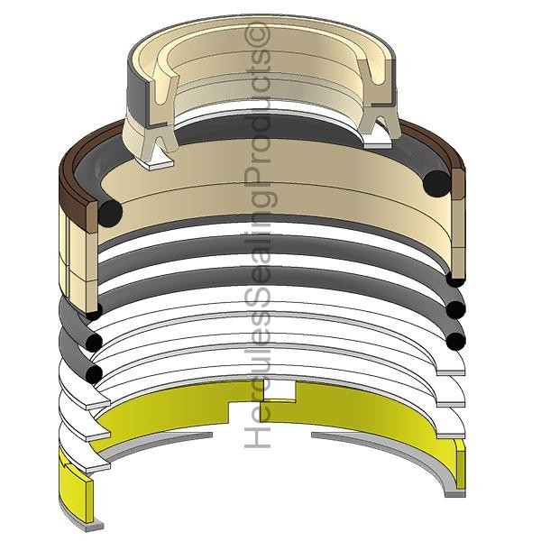 430-7589 Hydraulic Seal Kit For Caterpillar 305 Excavator Boom Cylinder 282-1535