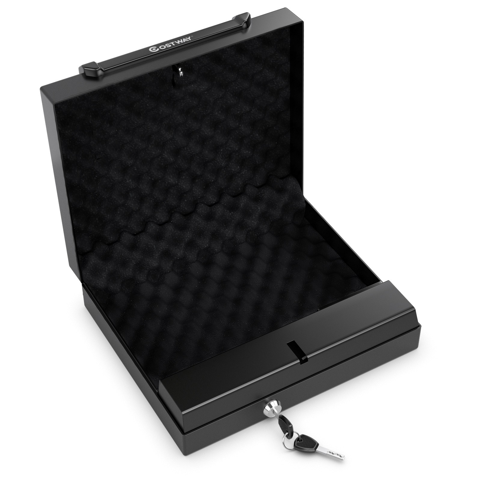 Costway Gun Security Safe Dual Firearm Safety Device Keypad Key Quick-Access