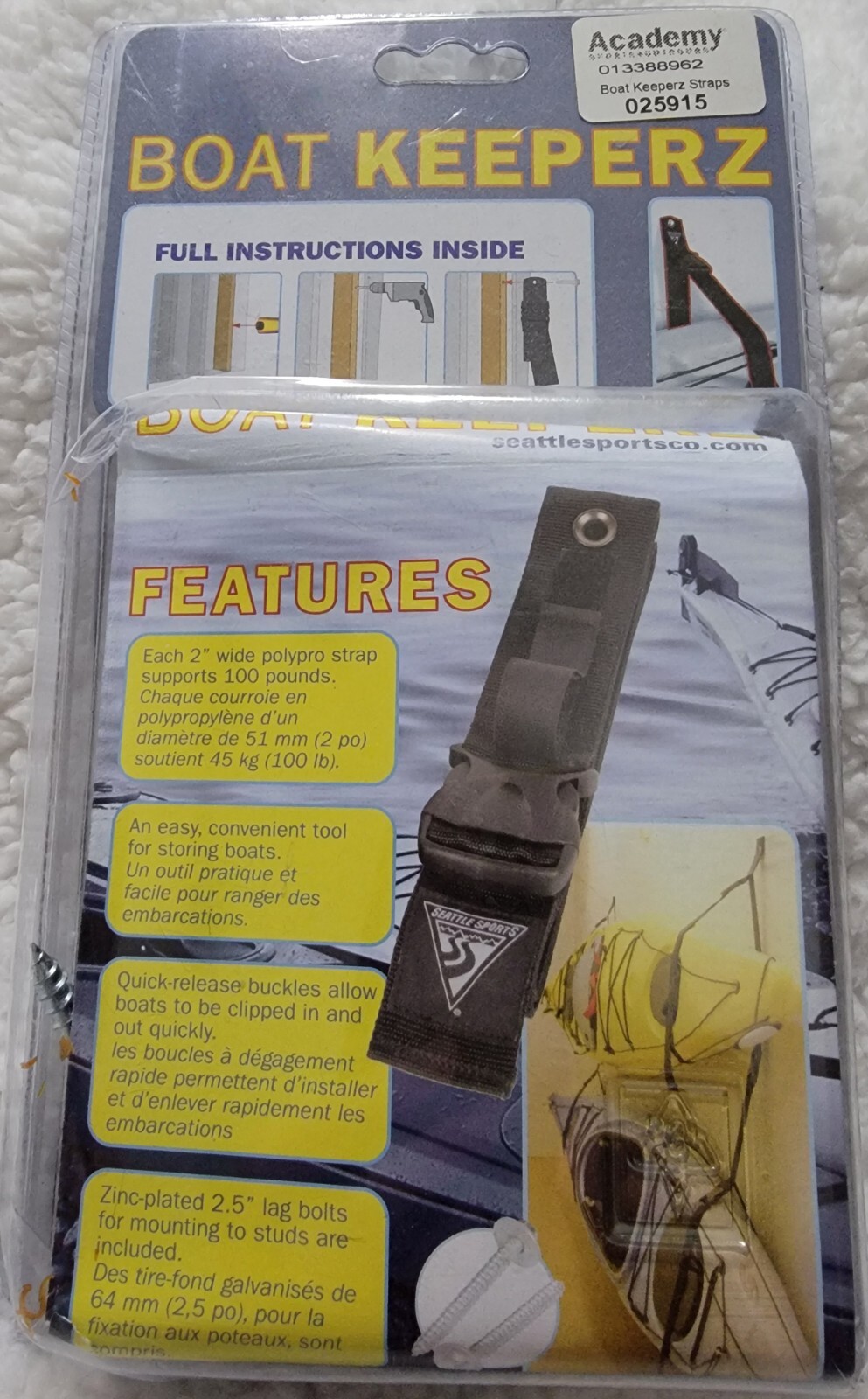 2" Boat Keeperz Straps