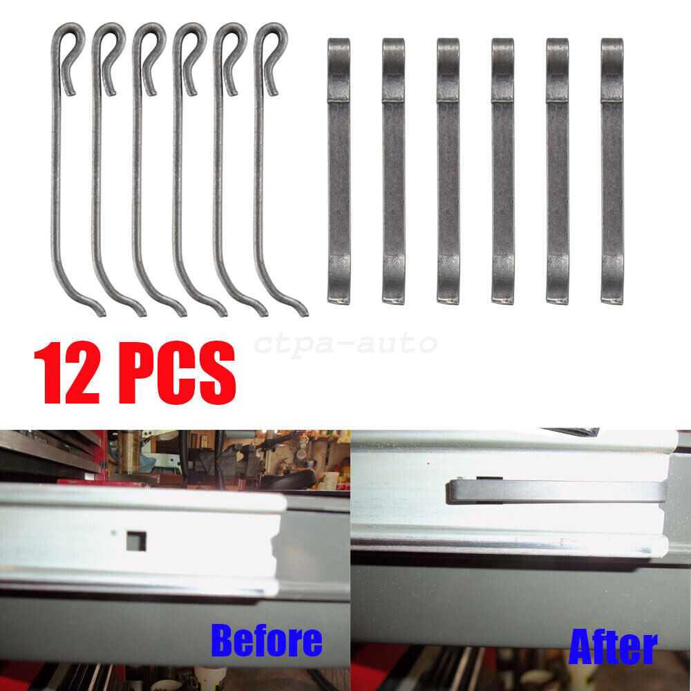 12 Pcs Tool Box Drawer Slide Retaining Keeper Clips for Mac Matco Proto Toolbox