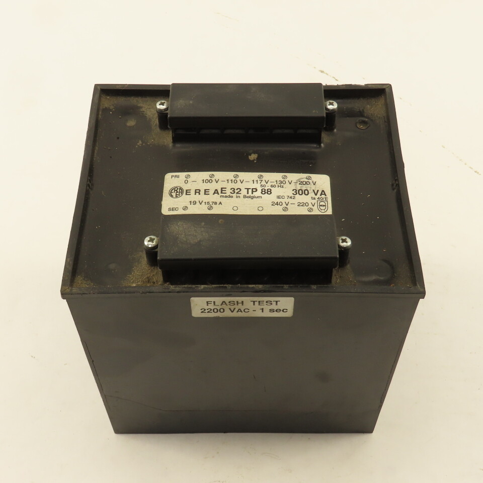 ERA E32 TP 88 Sealed Transformer 0-200V PRI 19V 240-220V Sec