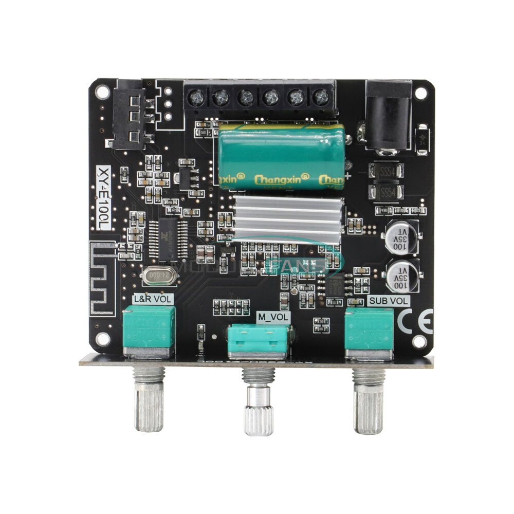 2.1 Channel Bluetooth5.1 Power Audio Stereo Subwoofer Amplifier Board 50W*2+100W