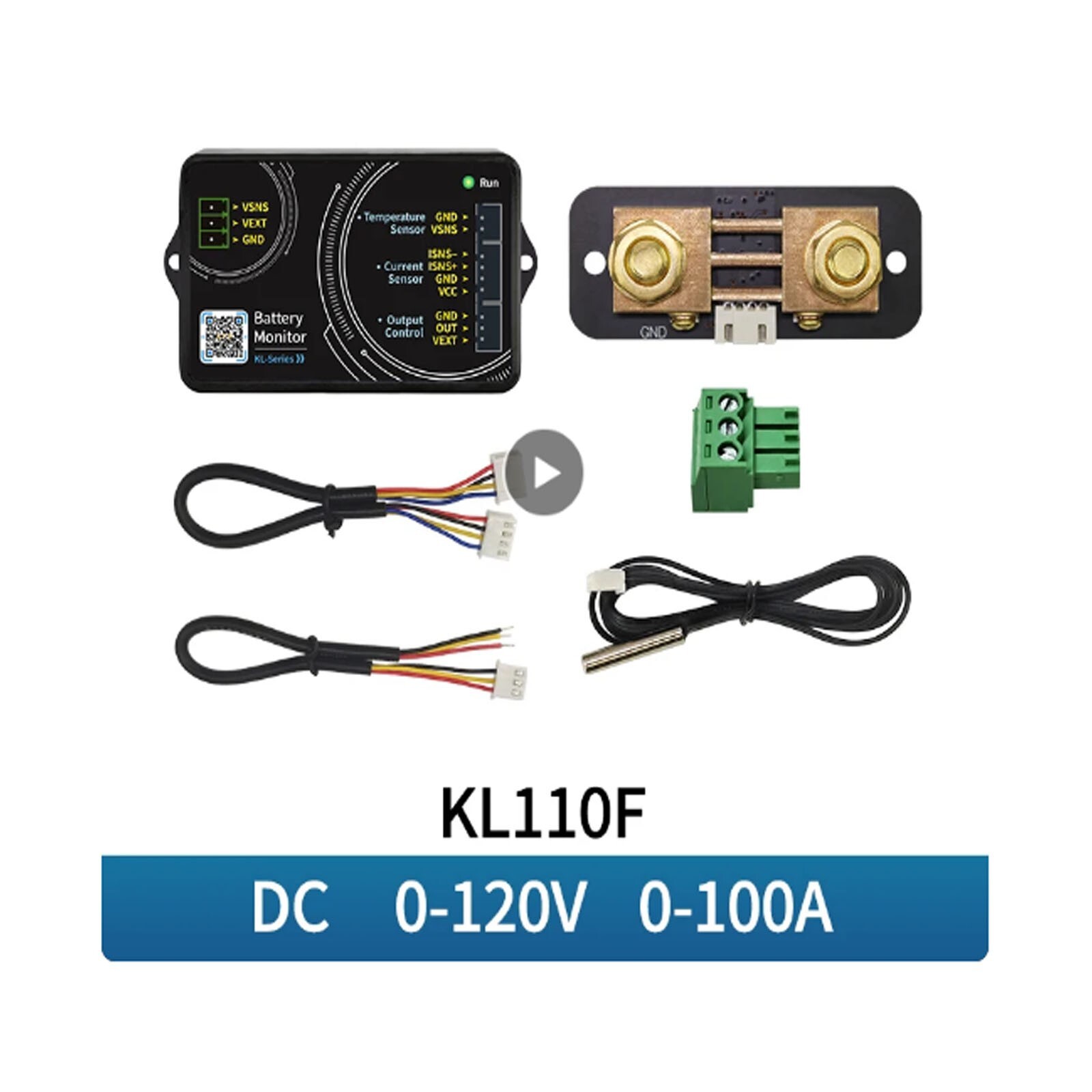 KL110F High-precision Bluetooth Coulomb Counter Phosphate Capacity Detector