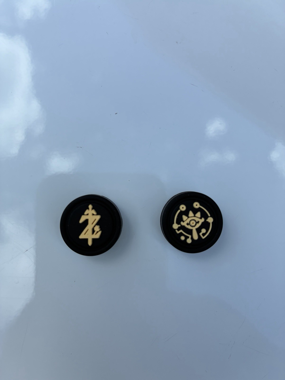 Zelda Thumb Grip Caps Nintendo Switch Joy-Con Joystick Cover Sheikah Eye 2 Pcs