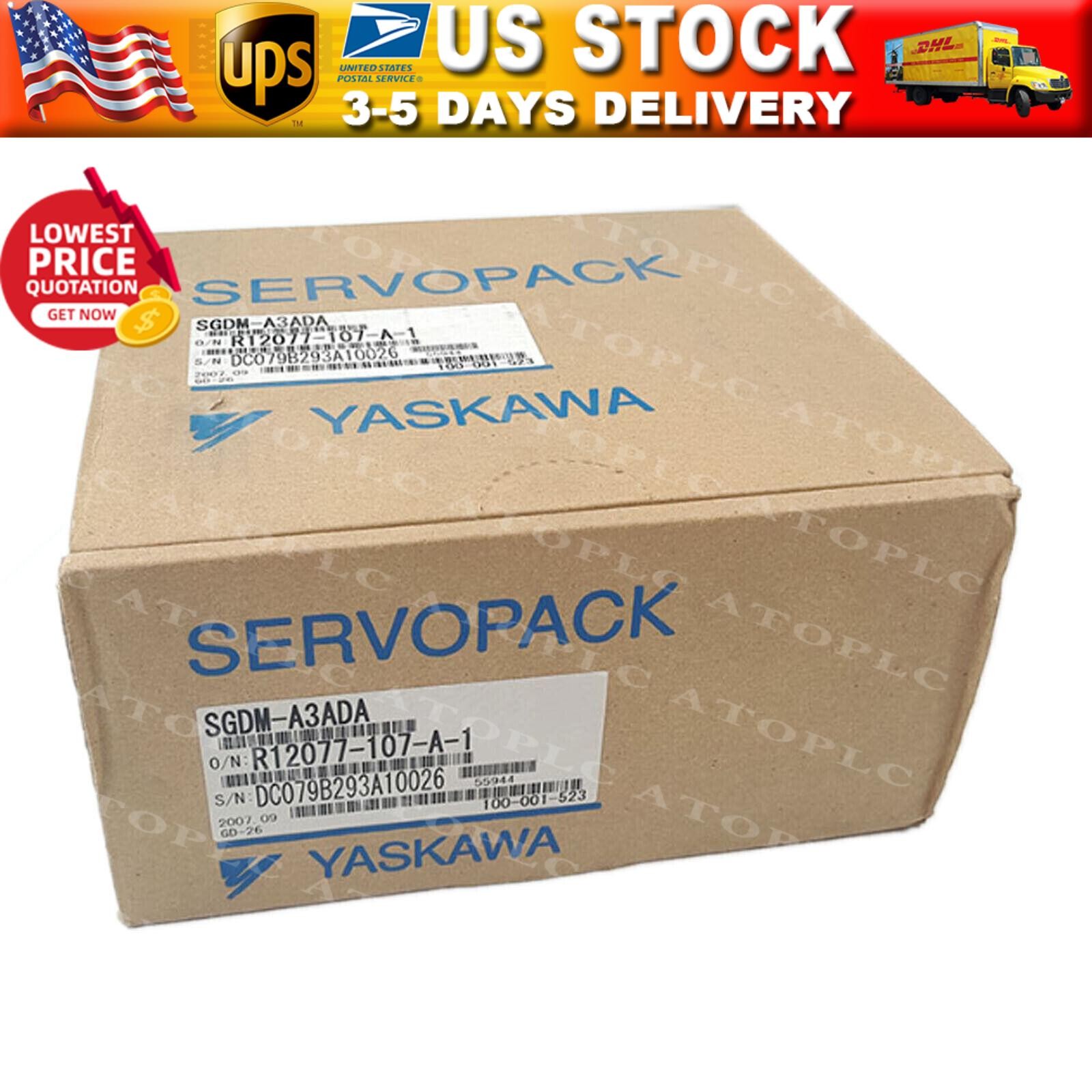 NEW US FREE TAX Yaskawa SGDM-A3ADA SGDMA3ADA IN BOX