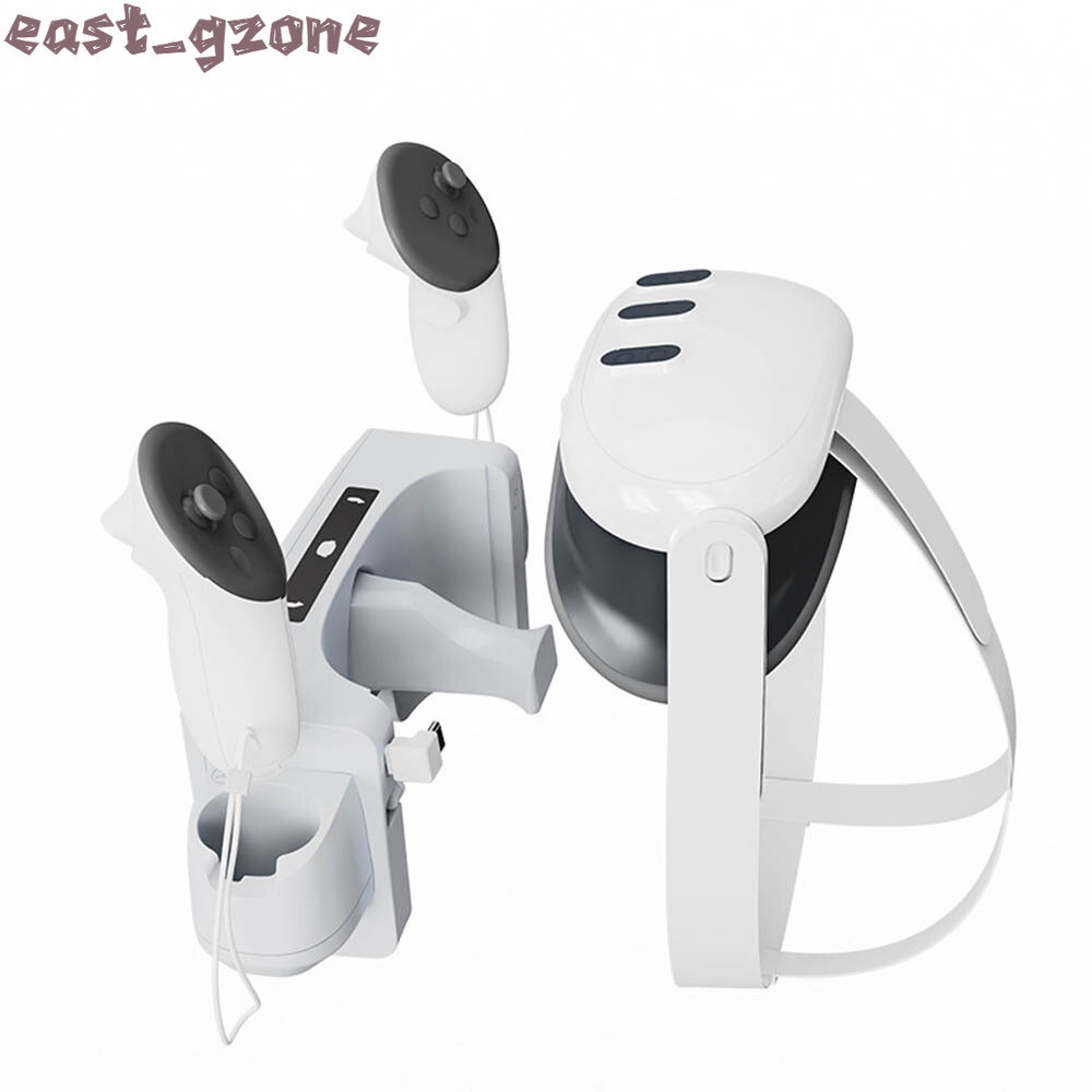 Charging Dock Station Wall Storage Stand Base for Oculus Quest 3 VR Headset