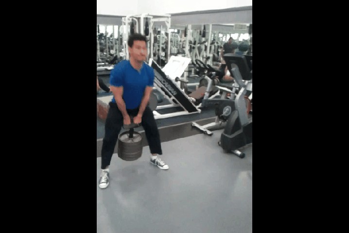 plate loading kettlebell swing handle