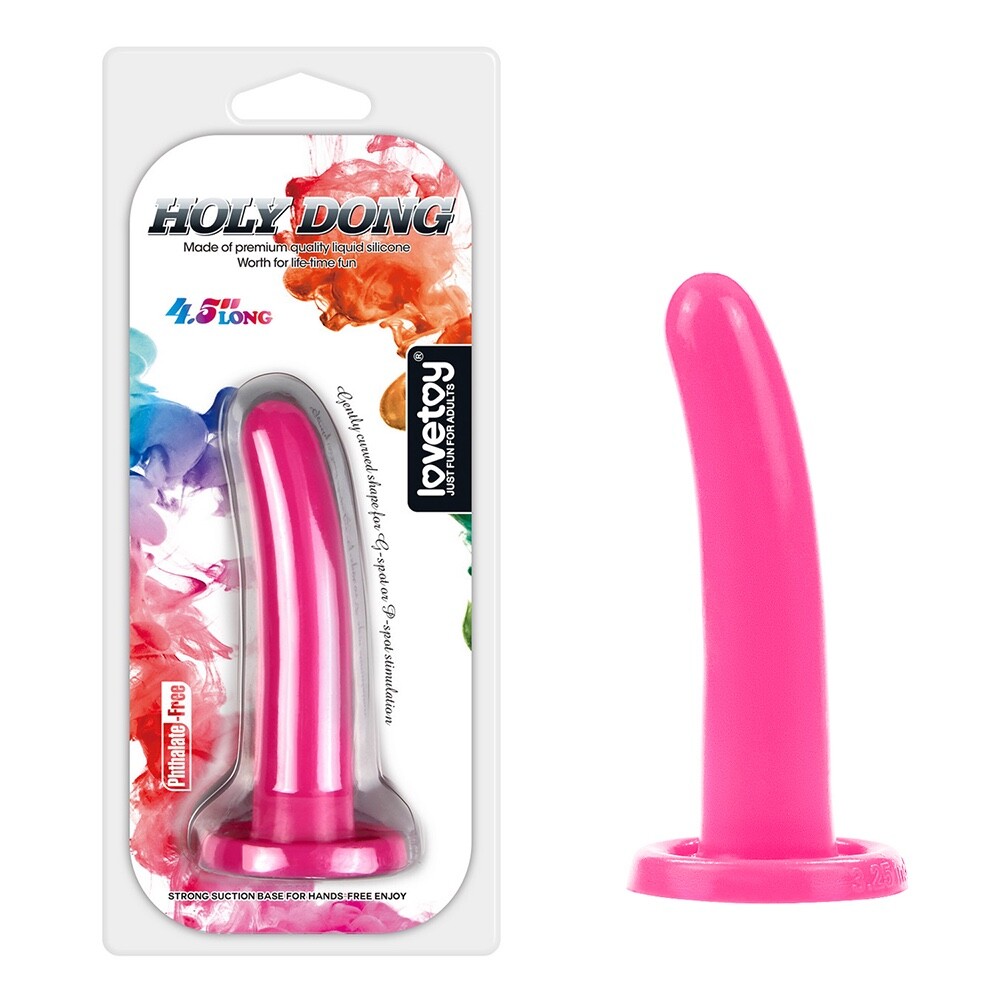 4.5 inch Silicone Strap On Pegging Dildo Small G-Spot & Anal Holy Dong Sex Toy