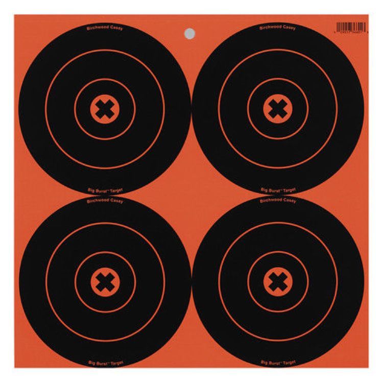 Two (2) Packs Birchwood Casey 36612 Big Burst 6 Inch Self Stick Targets