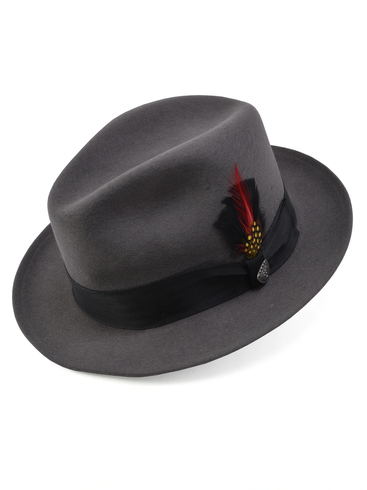 Dobbs 100% Wool Felt Glen Cove Hats in Steel
