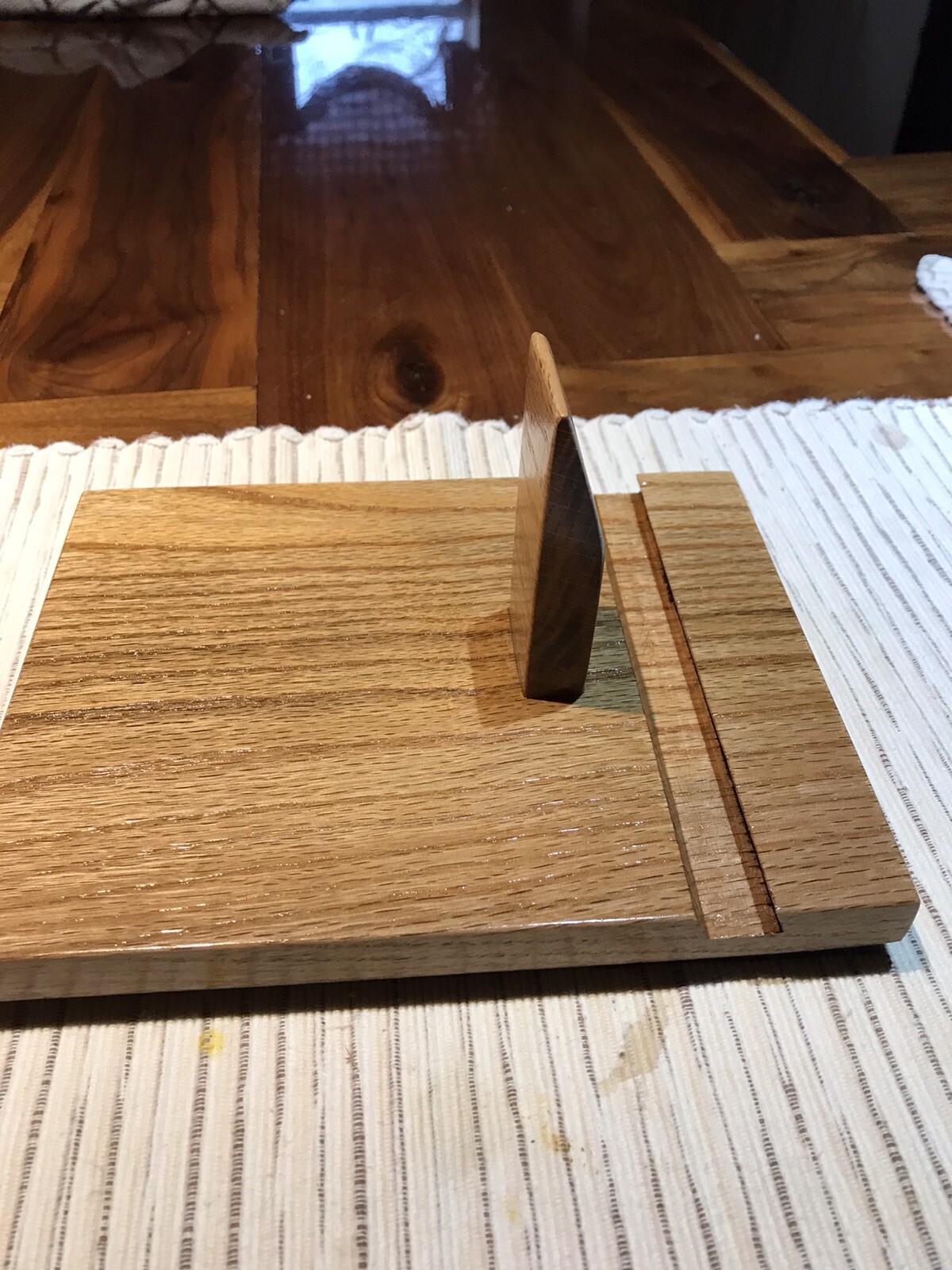 Handmade Oak Tablet/Phone Holder