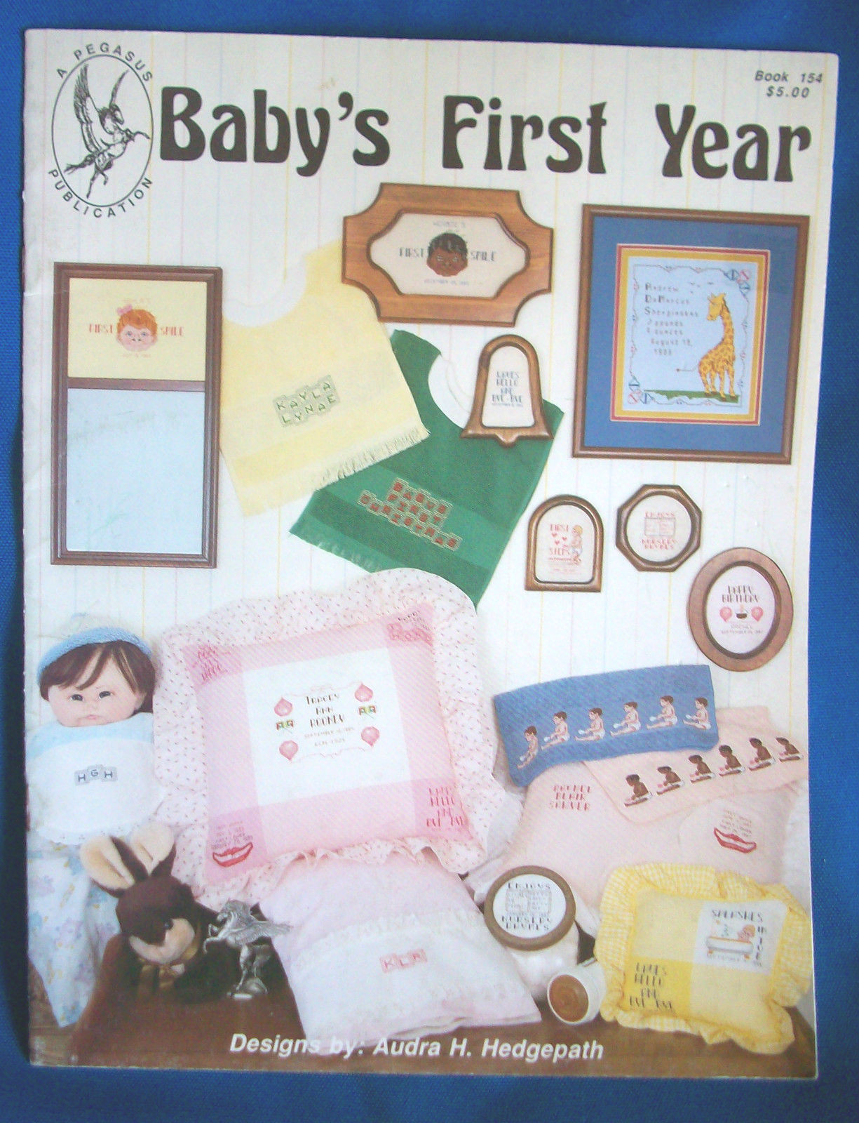 Baby's First Year & Alphabet Pegasus Originals #154 Counted Cross Stitch Charts