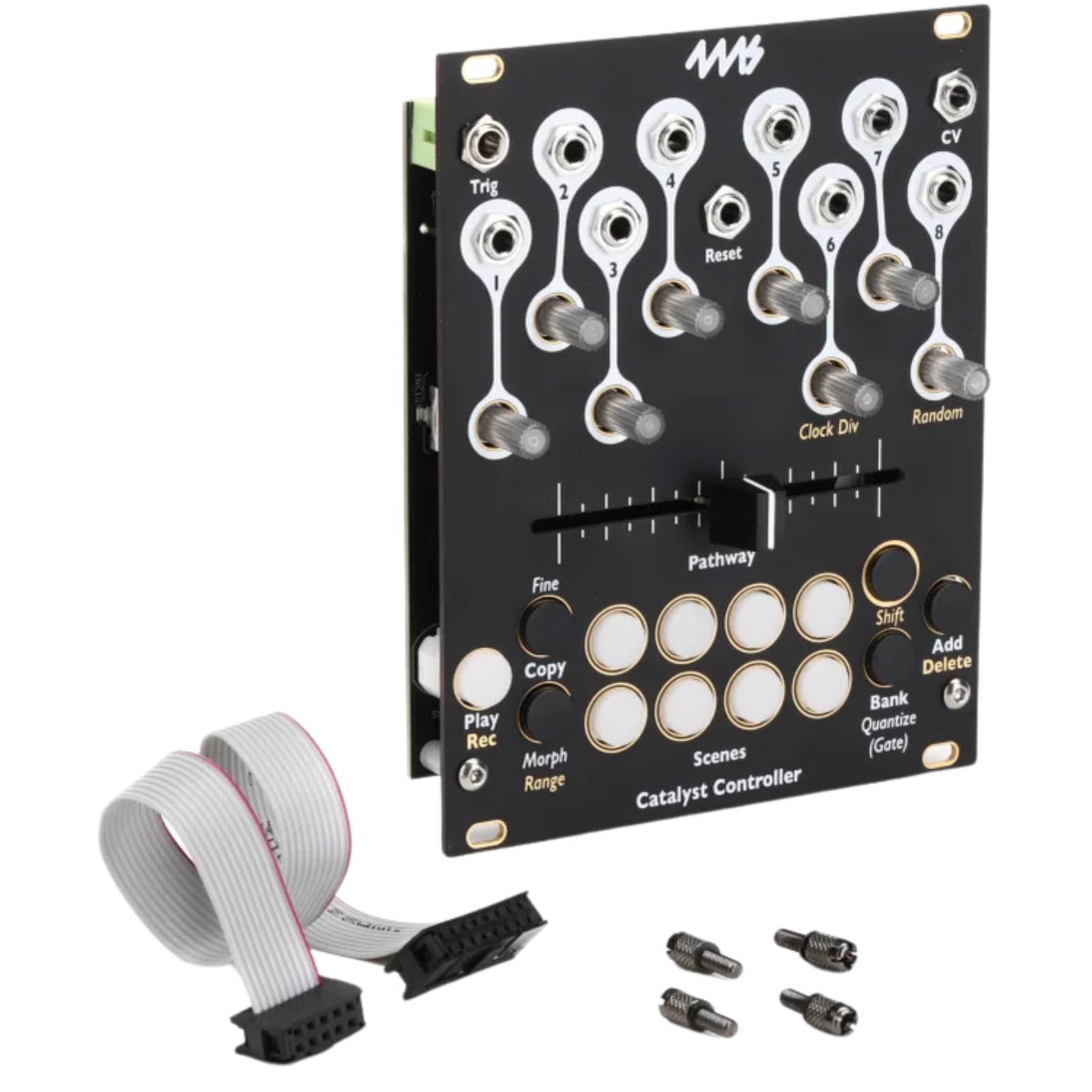 4MS Catalyst Controller Eurorack Synth Module, Black