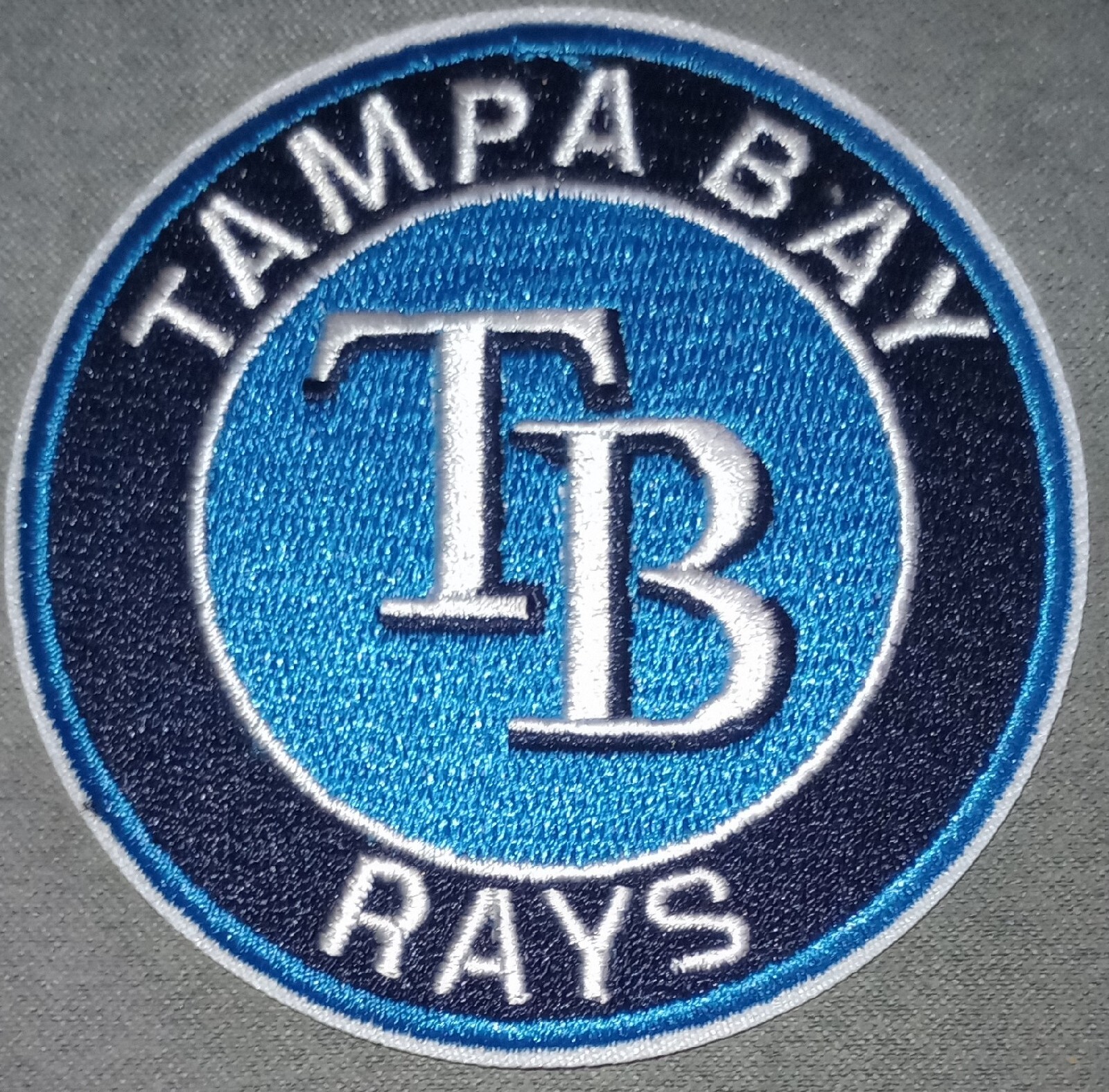 TAMPA BAY RAYS IRON ON PATCH
