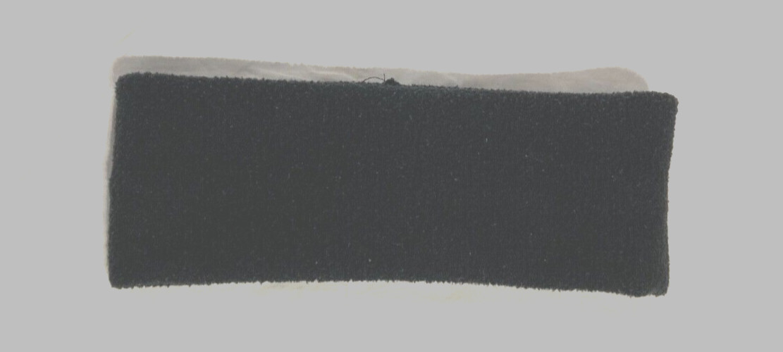 Vntg Yukon Fleece Winter  Polyester Headband Unisex Black - One size