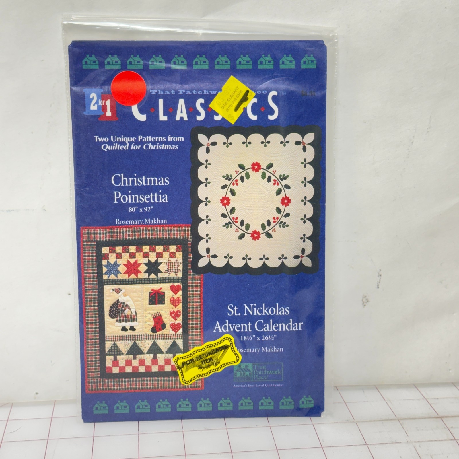 That Patchwork Place Classics - Christmas Poinsettia and St Nickolas Advent