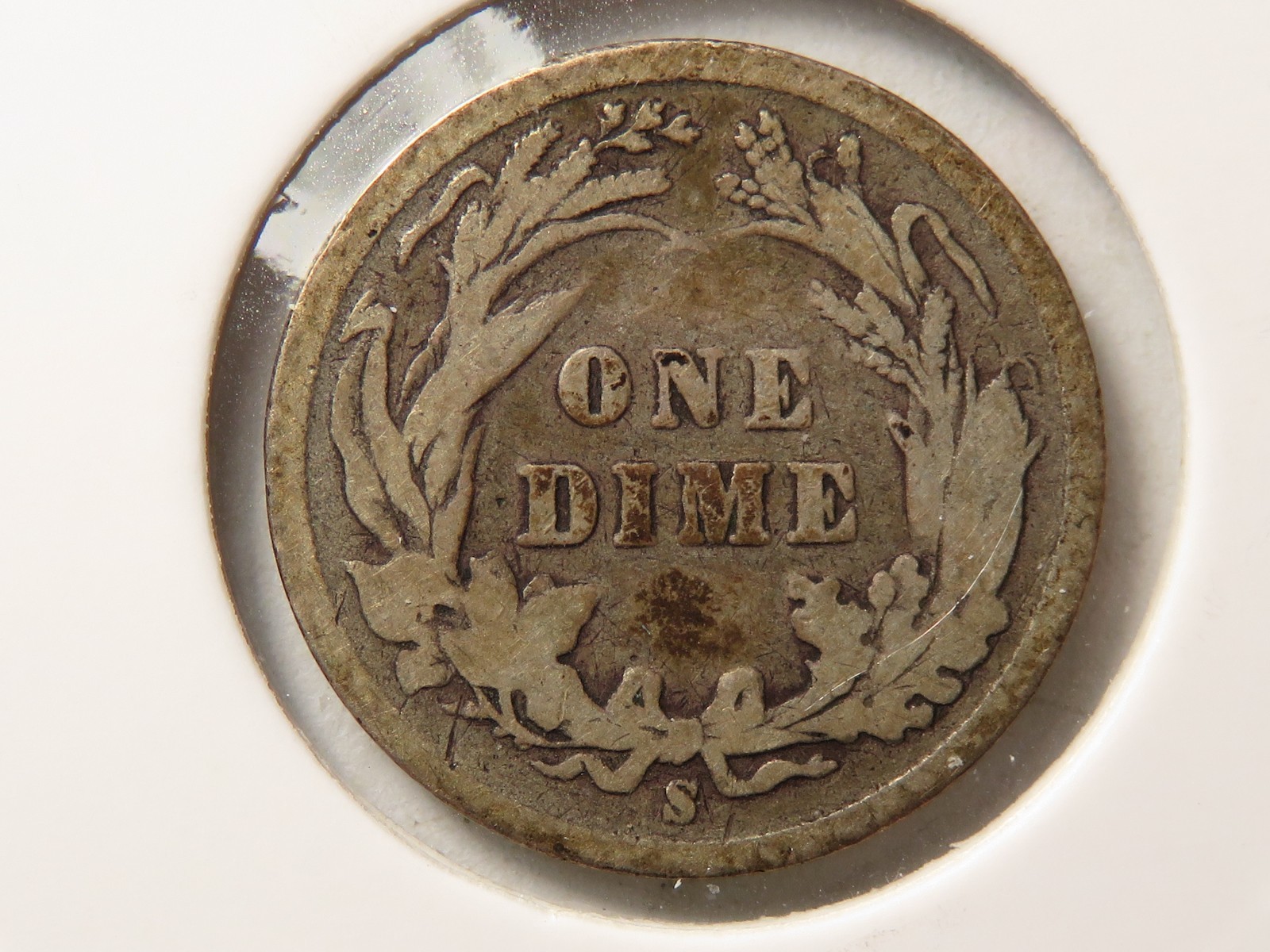 1897-S Barber Dime Grading G/VG