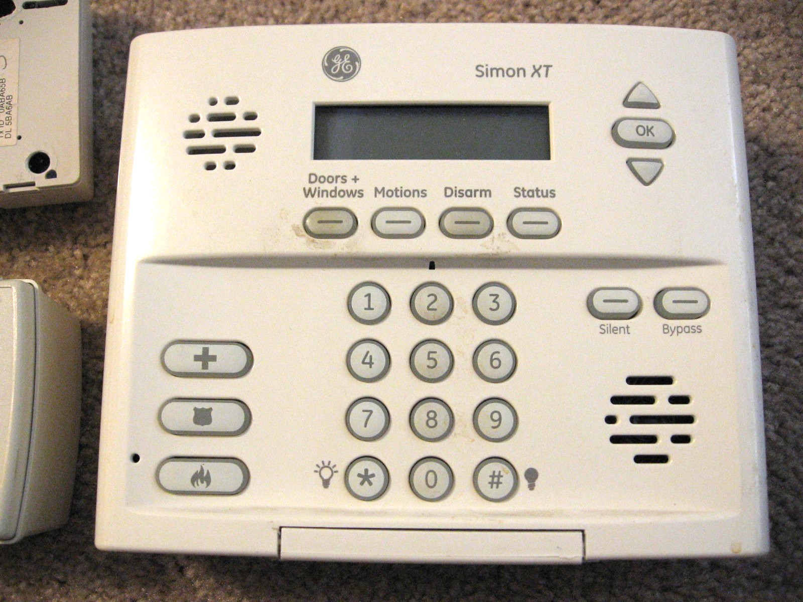 Simon XT Alarm Panel and Parts