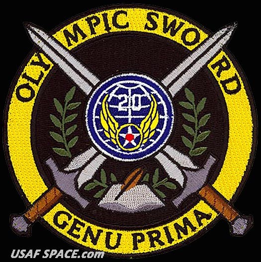USAF TWENTIETH AIR FORCE -OLYMPIC SWORD 2017- Minuteman III - ORIGINAL PATCH