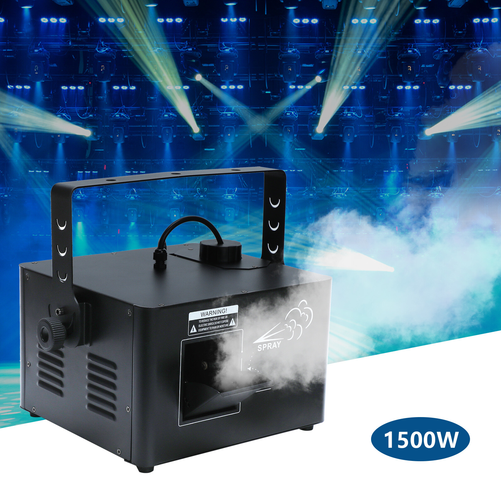 1500W Fog Machine Haze Machine With Remote Control For Stage DJ Wedding 110V