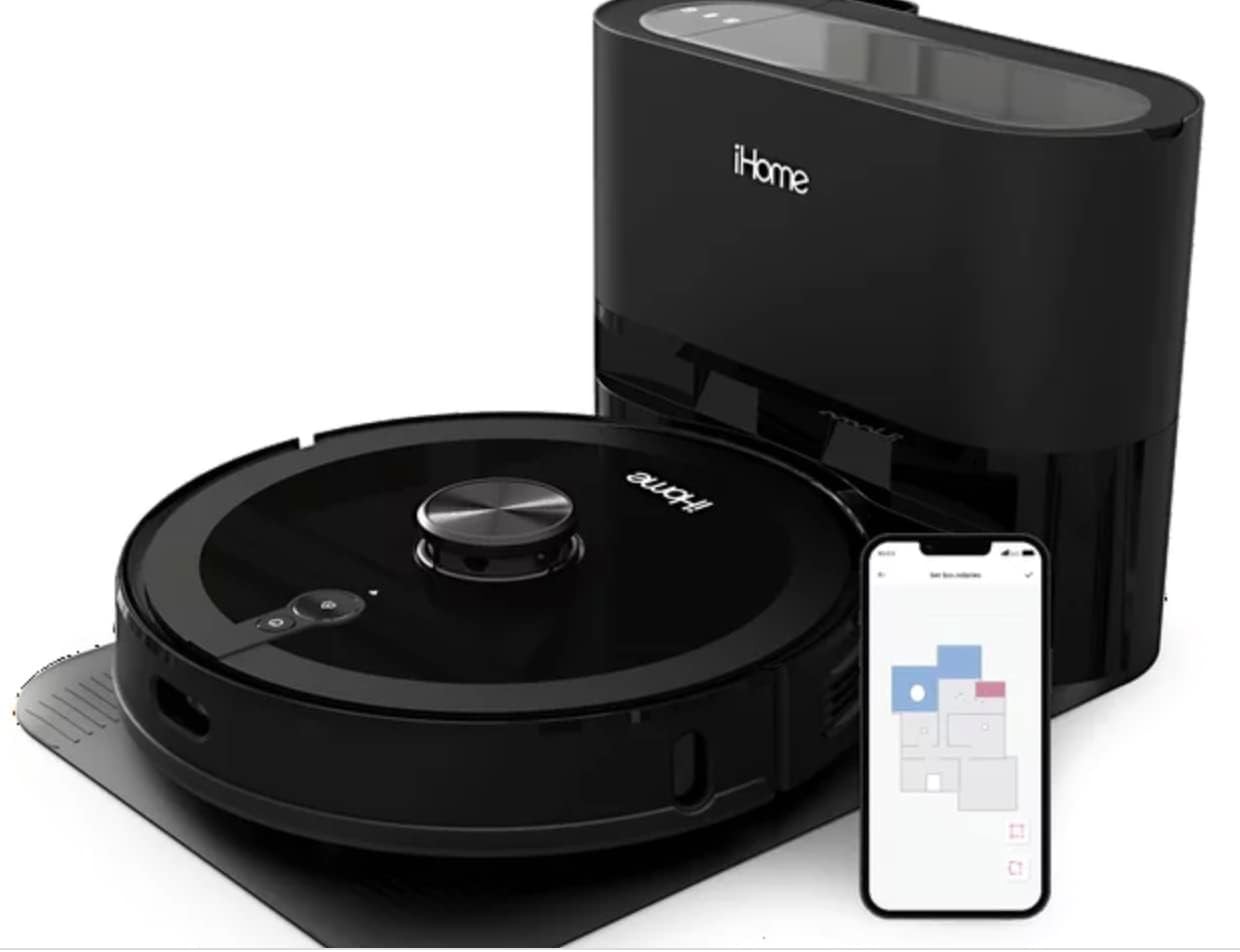 iHome iHRVS1PRO-3BLK-RA AutoVac Nova S1 Pro Vacuum Certified Refurbished Grade A