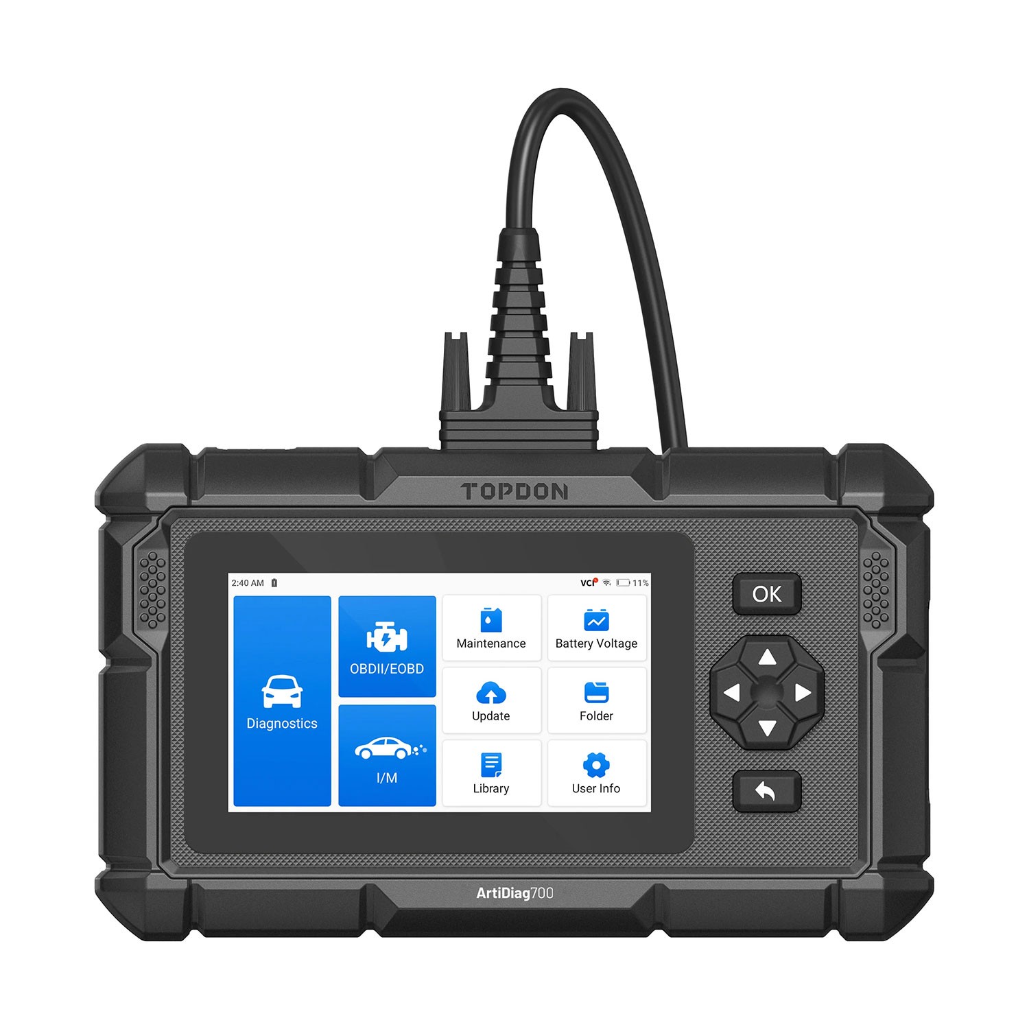 ArtiDiag700 5" Scan Tool - All Systems Scan, 15 Service Functions TOP-AD700