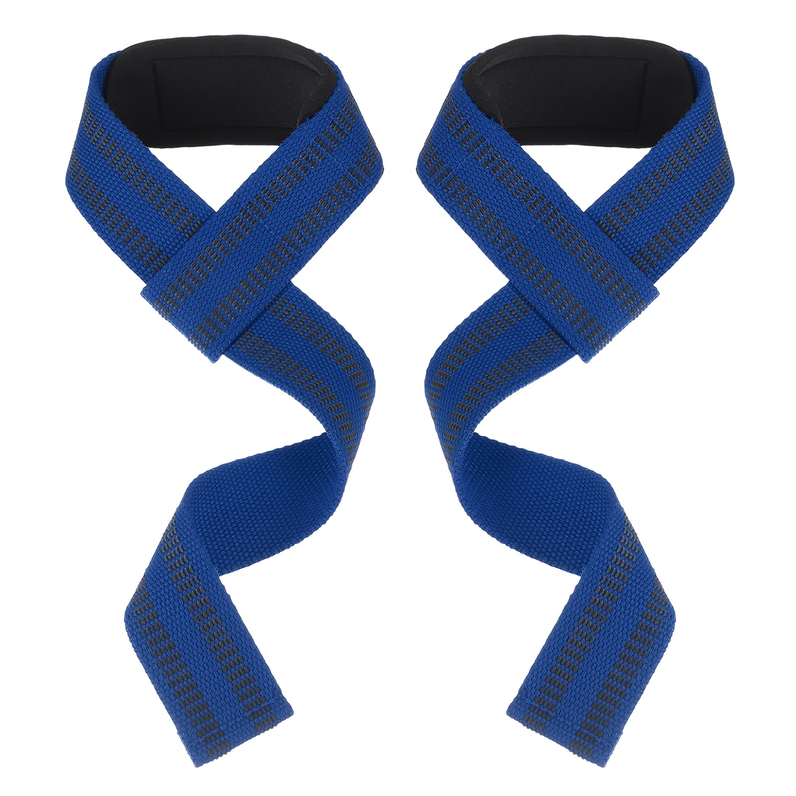 2 Pcs Lifting Wrist Straps for Men Women Weightlifting, Blue