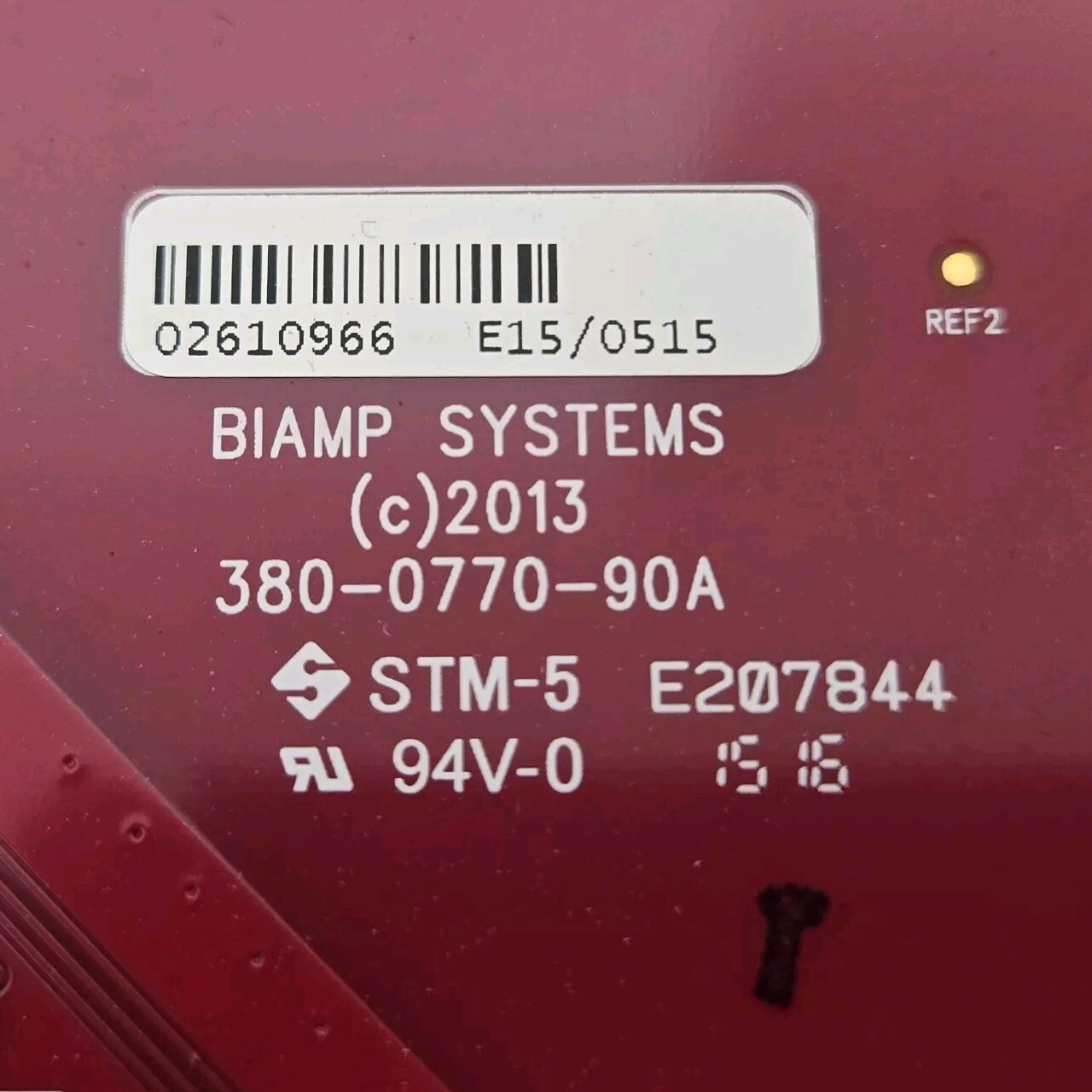 Biamp Tesira Server IO SNC-1 Network Controller Board 380-0639-90F
