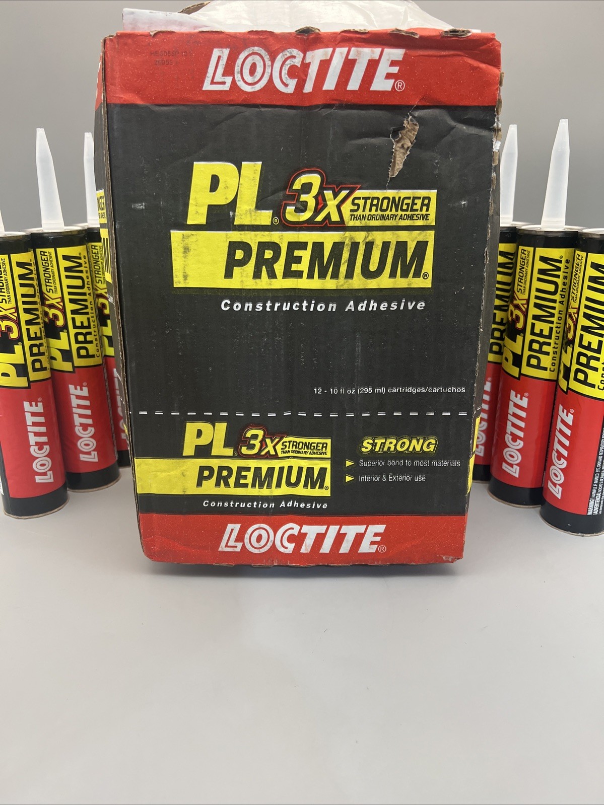 BOX/12 pcs Loctite PL 3X PREMIUM 10oz Construction Adhesive Strong Fast new