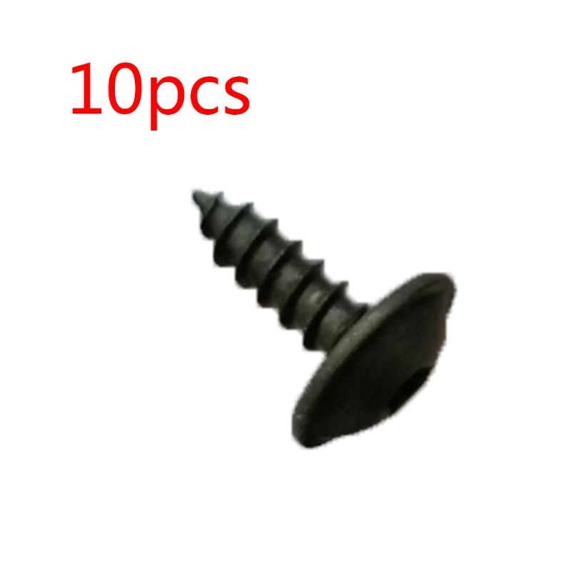 10Pcs Light Weight Self-tapping Screws Mudguard Fastener Screws Bolt N90974701